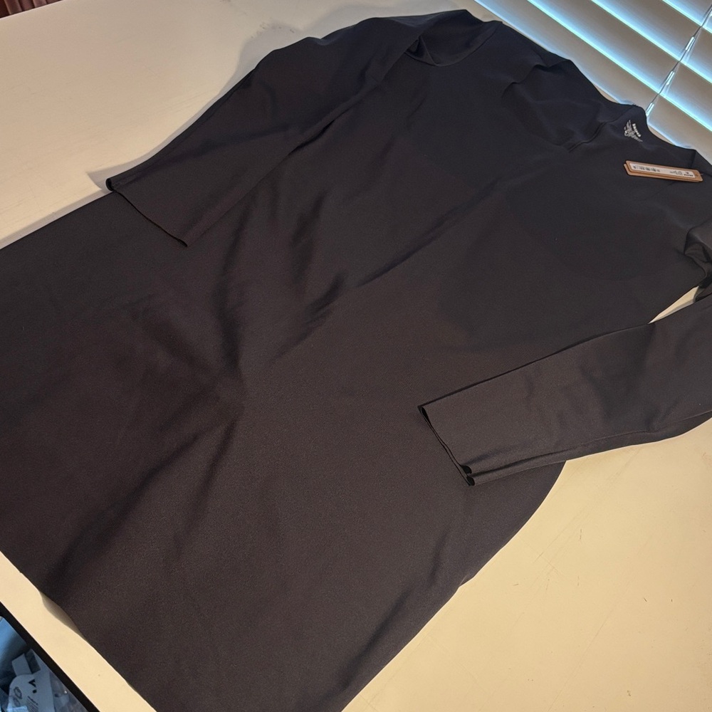 SKIMS Elegant Long Sleeve Black Dress